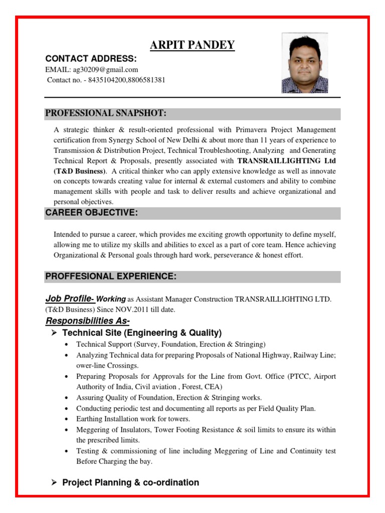 Arpit Pandey | PDF | Electric Power Transmission | Business