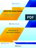 Introduction & Descriptive Statistics