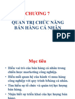 Chuong 7-Quan Tri Chuc Nang Ban Hang CA Nhan
