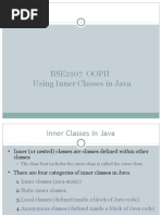 BSE2107 OOP II - Inner Classes in Java-1