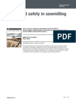 Hsg172 Health and Safety in Sawmilling