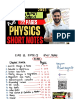 Physics Short Notes 1