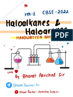 Haloalkanes and Haloarenes by Bharat Panchal CBSE 2022 Term 1