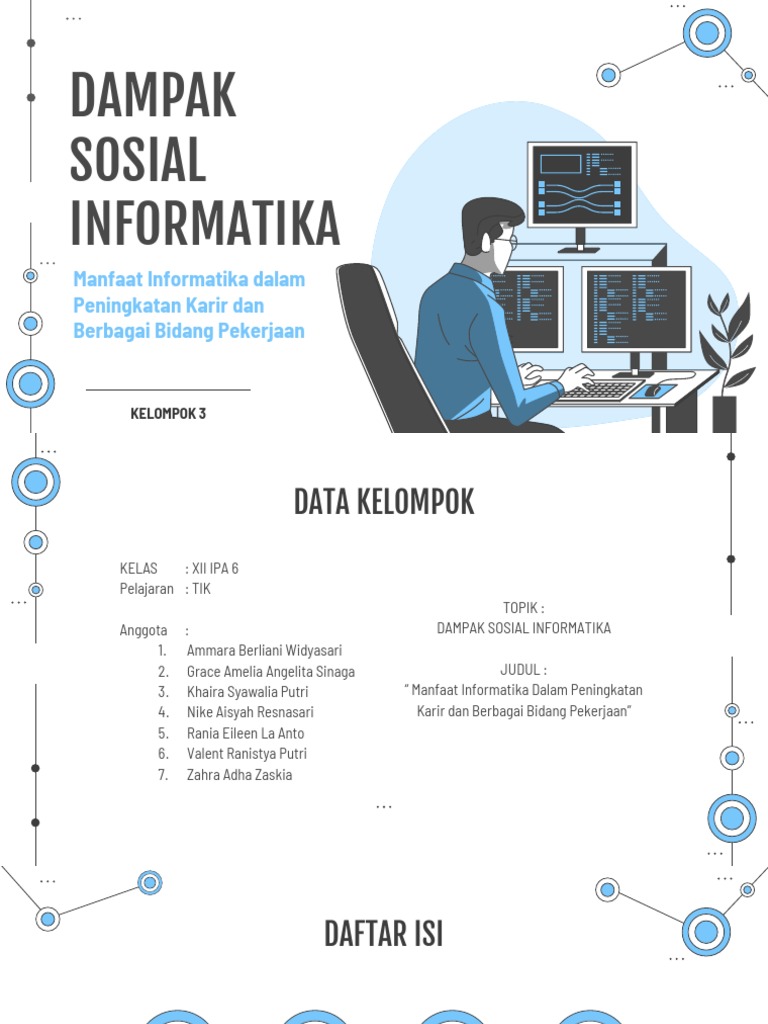 Manfaat Sosial Informatika untuk Karir | PDF | Komputer