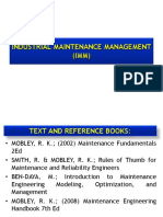 2022-1 Dme 483 Industrial Maintenance Management