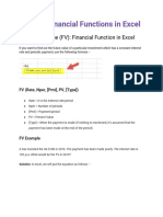 Top 15 Financial Functions in Excel