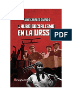 ¿Hubo Socialismo en La URSS