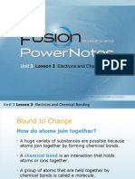 Unit 3: Lesson 3 Electrons and Chemical Bonding