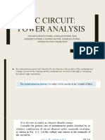 AC CIRCUIT Power Analysis