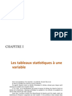 Tableaux Statistiques