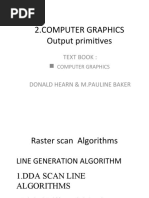 2.raster Scan Algo