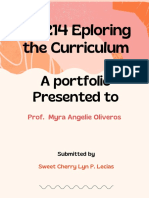 FS 214 Exploring The Curriculum