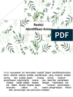 5 Dan 6 Reaksi Identifikasi Anion