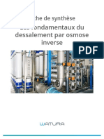 Fiche de Synthèse - Les Fondamentaux Du Dessalement Par Osmose Inverse