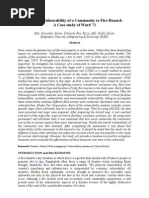 Download Vulnerability analysis of a community to Fire Hazard by octavirum SN6143504 doc pdf