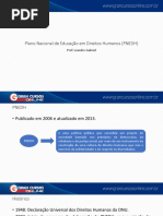 Aula 1 - Plano Nacional de Educação em Direitos Humanos (PNEDH)