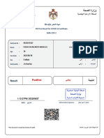 Latest Positive PCR Tets