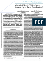 Calculation Method of Electric Vehicle Power Consumption Based On Naive Bayes Classification