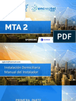 MTA-2 Instalación Domiciliaria Manual Del Instalador