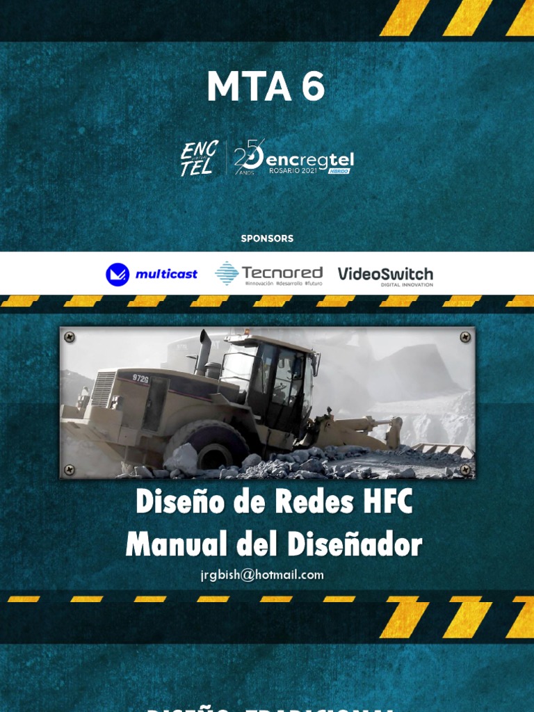MTA-6 Diseño de Redes HFC Manual Del Diseñador | PDF | Decibel | Distorsión