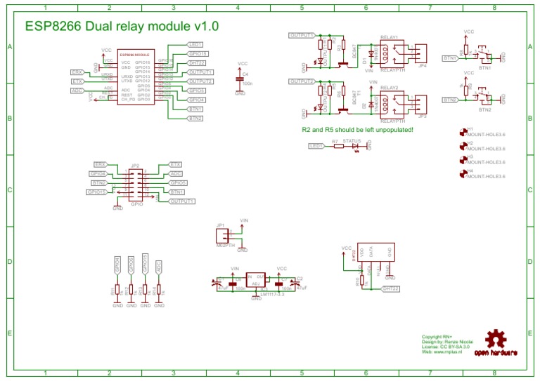 Schematic Esp8266 | PDF