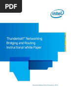 Thunderbolt™ Networking Bridging and Routing Instructional White Paper