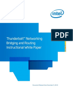 Thunderbolt™ Networking Bridging and Routing Instructional White Paper