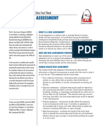 Risk Assessment Fact Sheet