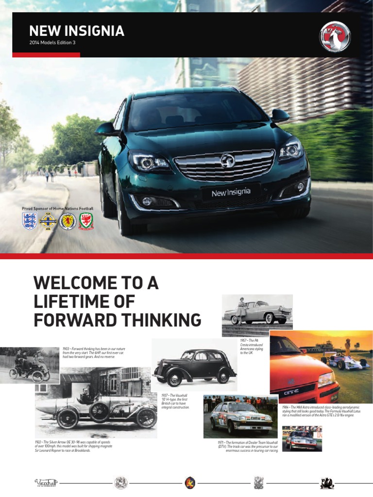 Insignia Range Highlights | PDF | Headlamp | Fuel Economy In Automobiles