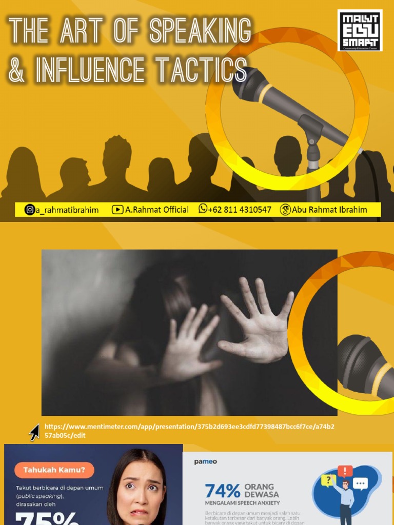 Public SpeakingThe Art of Speaking PDF