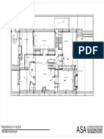 Ground floor plan for residence in Noida