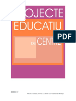 Projecte Educatiu de Centre Ceip Guillem de Montgrí