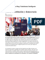 Chile y su nueva Constitución: equilibrio democrático y representación