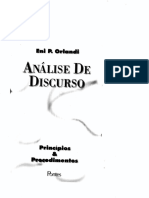 Analise de Discurso - Orlandi