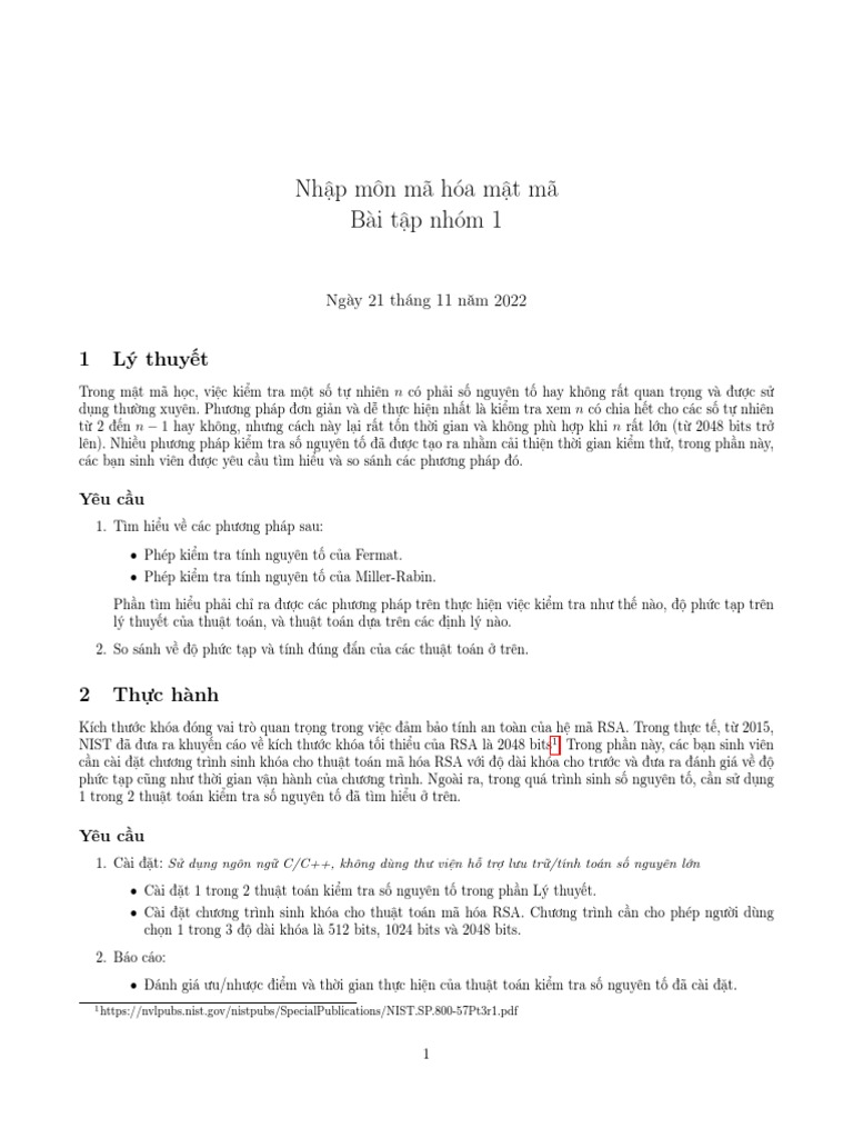 Baitap 1 | PDF