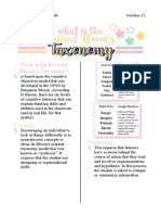 Lecture 3 - The Revised Bloom's Taxonomy