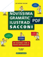 Resumo Novissima Gramatica Ilustrada Sacconi Luiz Antonio Sacconi
