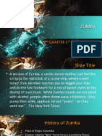 Zumba. Muscle and Bone Strengthening