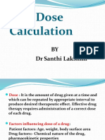 Section - I Part - IV Dosage Calculations Doap Session - Cbme
