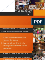 Schools of Living Traditions (SLT)