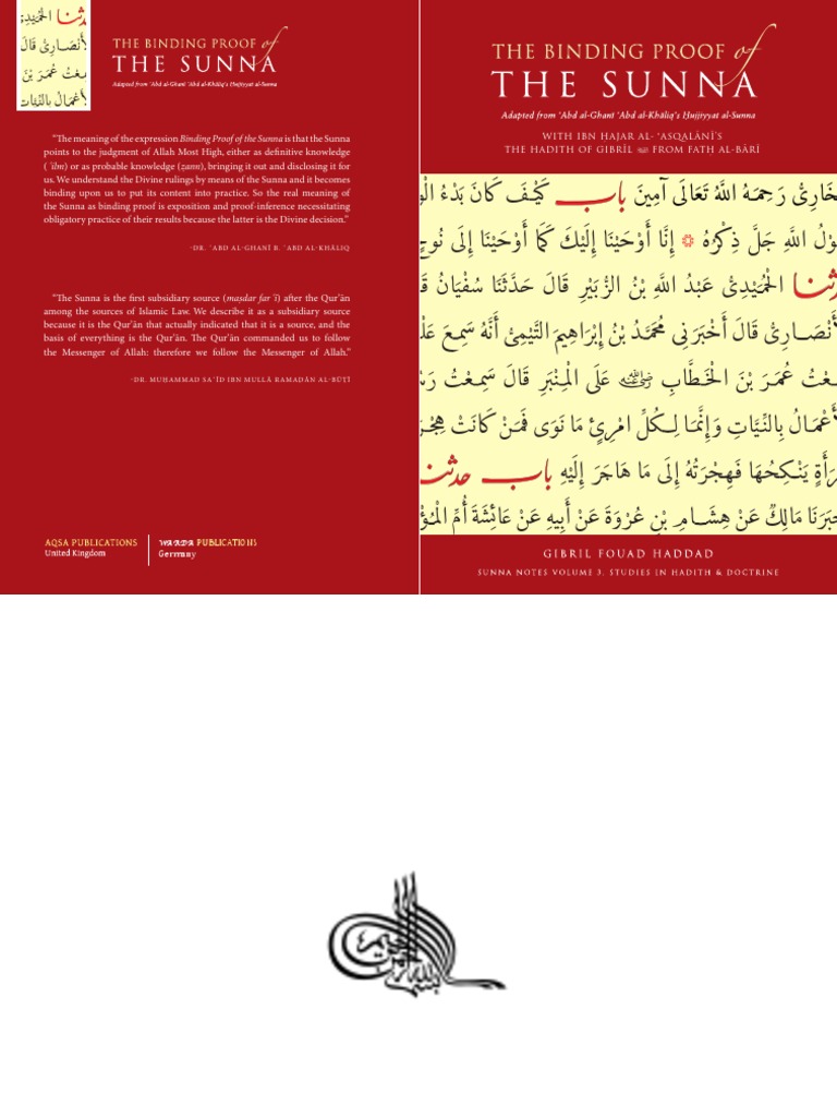 Sunna Notes Studies in Hadith and Doctrine Vol 3 | PDF | Hadith | Sunni ...