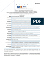 Prospecto Oferta Pública de Obligaciones Al Portador Convertibles en Acciones Clase B Totalmente Garantizadas Grupo Trust Mediatico 2014, Ca