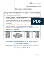 Requisitos de La Poliza de Seguro