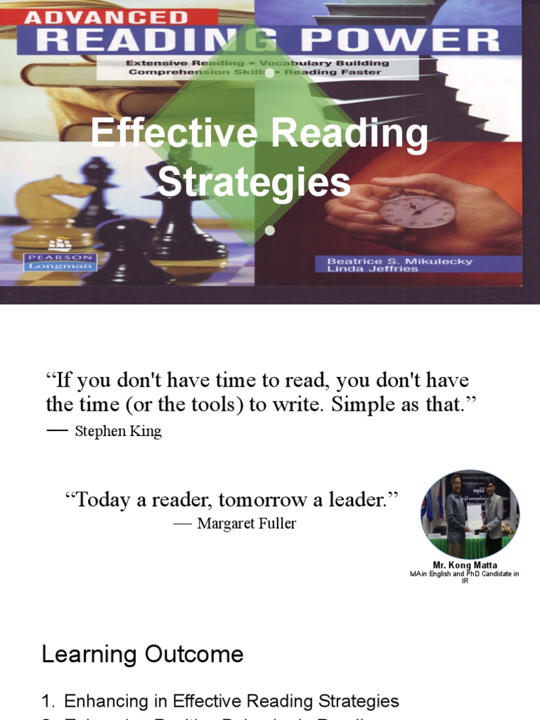 Effective Reading Strategies