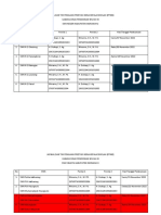 Jadwal PKKS Perubahan (Terbaru)