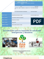 Coordinación en Salud Ante Emergencias Municipios. 2022. Ok