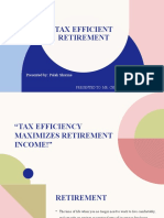 Tax Efficient Retirement
