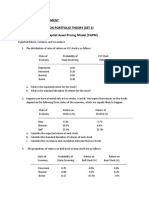 Portfolio Theory