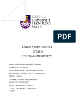 Lab Report CHM