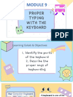 Module 9 - Keyboarding